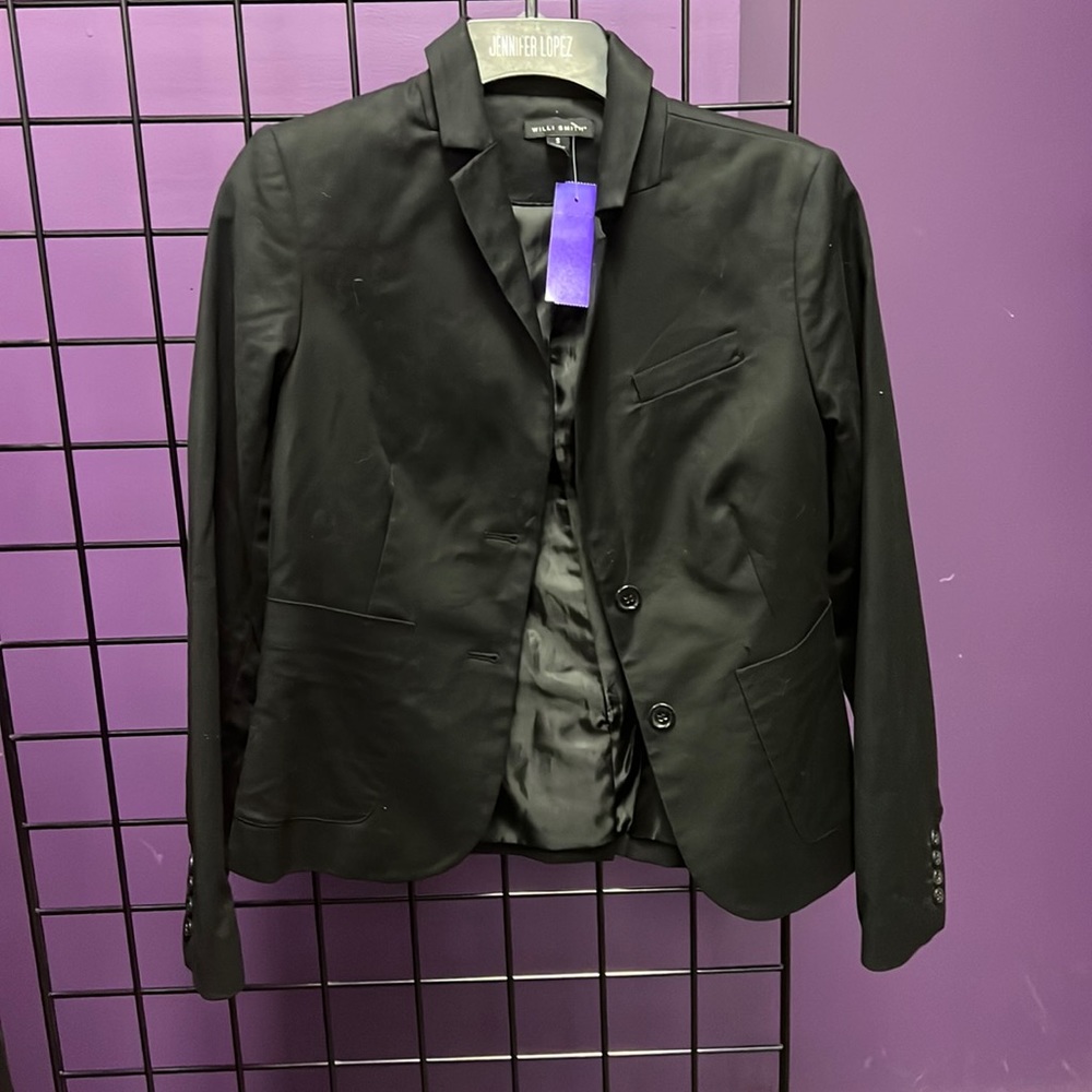 Willi Smith Black Blazer S
